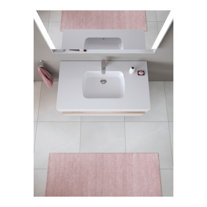 Duravit Vasque encastrée Qatego 48x32 cm, EB v u, o HL, HL, m Ü, blanc hgl