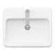 Duravit Vasque encastrée Qatego 55x45,5 cm, EB haut, avec trou de robinet, blanc brillant-5