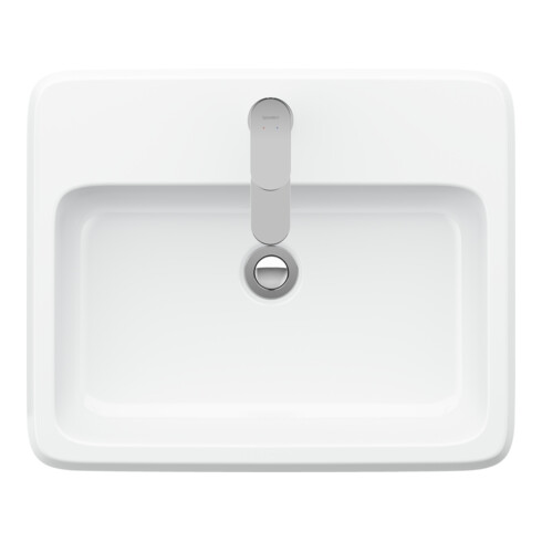 Duravit Vasque encastrée Qatego 55x45,5 cm, EB haut, avec trou de robinet, blanc brillant