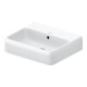 Duravit Vasque Qatego 50x42 cm, blanc, sans robinet, avec trop-plein, trou robinet-1