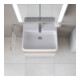 Duravit Vasque Qatego 60x47 cm, blanc hgl, avec trou robinet, trop-plein, perçage robinet