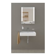 Duravit Vasque Qatego 60x47 cm, blanc hgl, avec trou robinet, trop-plein, perçage robinet-5