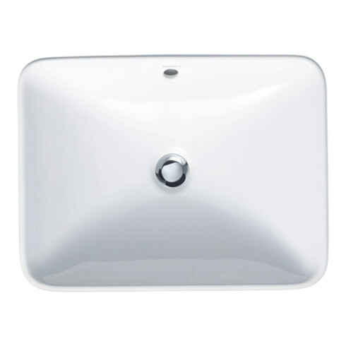 Duravit Push-Open-Ventil für Waschtische mit Überlauf, chrom