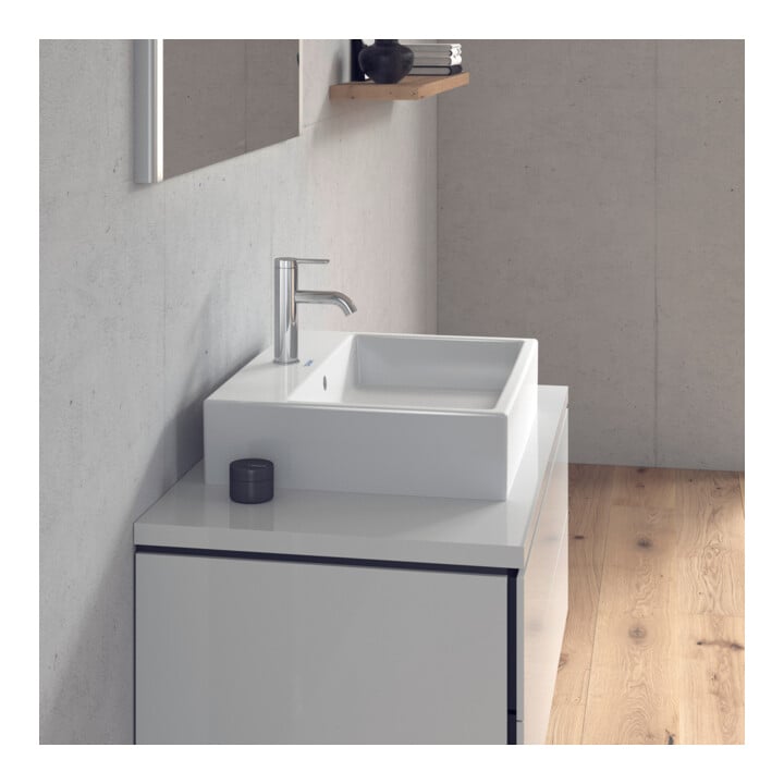 Duravit Vero Air lavabo à poser 60x47 cm, avec trop-plein, HLP, avec trou robinet, blanc