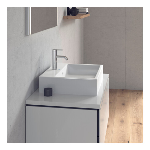 Duravit Vero Air lavabo à poser 60x47 cm, avec trop-plein, HLP, avec trou robinet, blanc