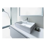 Duravit Vero Air lavabo à poser 60x47 cm, avec trop-plein, HLP, avec trou robinet, blanc-5