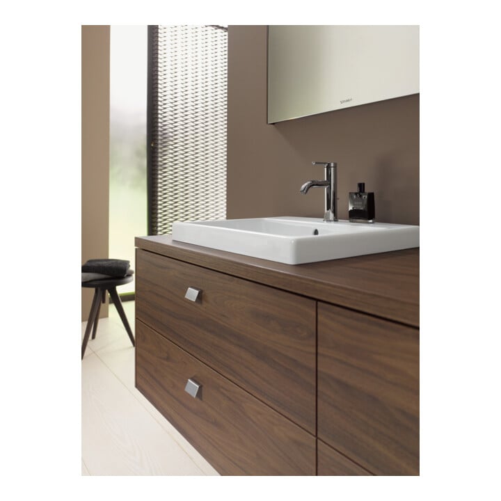 Duravit Vero Air lavabo encastré 55x45,5 cm EB à gauche, avec trop-plein, 1 trou, blanc