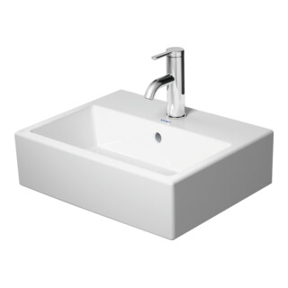 Duravit Vero Air Meuble lavabo 45x35 cm, avec trop-plein, sans trou de robinet, blanc
