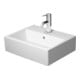 Duravit Vero Air Meuble lavabo 45x35 cm, avec trop-plein, sans trou de robinet, blanc-1