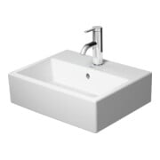 Duravit Vero Air Meuble lavabo 45x35 cm, avec trop-plein, sans trou de robinet, blanc