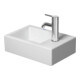 Duravit Vero Air Meuble lavabo main 38x25 cm, trop-plein à droite, sans robinet, blanc-1