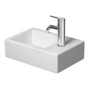 Duravit Vero Air Meuble lavabo main 38x25 cm, trop-plein à droite, sans robinet, blanc