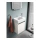 Duravit Vero Air Meuble lavabo main 38x25 cm, trop-plein à droite, sans robinet, blanc