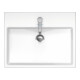 Duravit Vero Air vasque à poser biseautée 60x47 cm, sans trop-plein, avec trop-plein, avec perçage, blanc-5