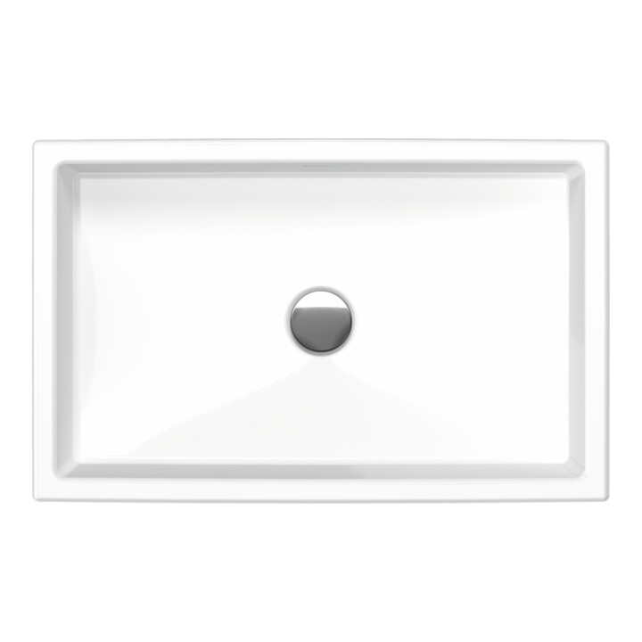 Duravit Vero Air vasque à poser biseautée sans trop-plein, 60x38 cm, blanc