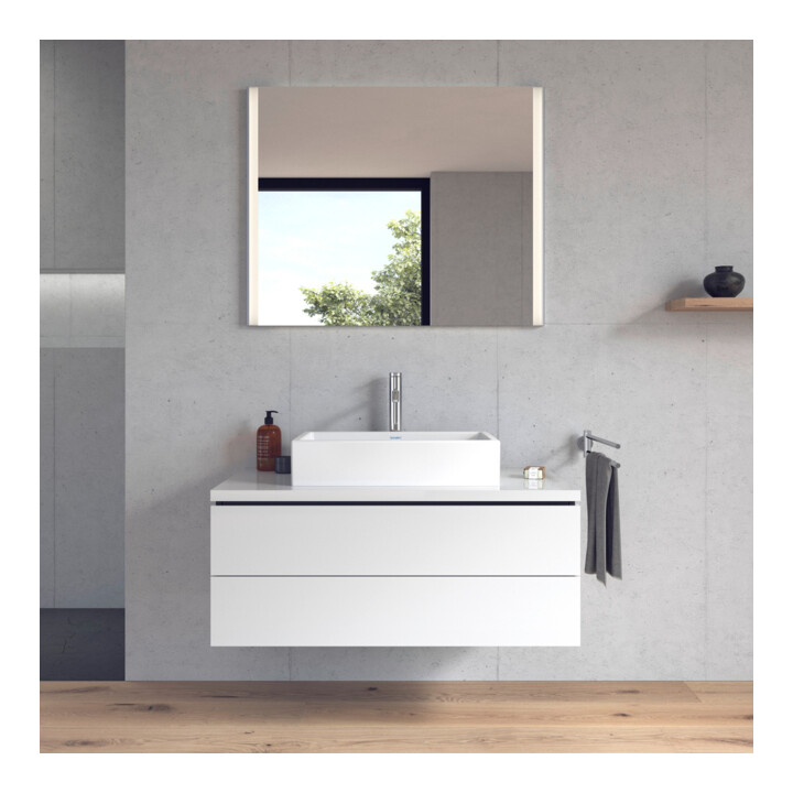 Duravit Vero Air vasque à poser biseautée sans trop-plein, 60x38 cm, blanc