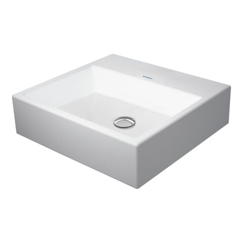 Duravit Vero Air vasque à poser polie 50x47 cm, sans trop-plein, avec trop-plein horizontal, sans trou de robinet, blanc
