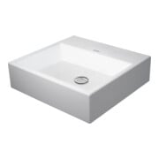Duravit Vero Air vasque à poser polie 50x47 cm, sans trop-plein, avec trop-plein horizontal, sans trou de robinet, blanc
