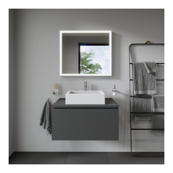 Duravit Vero Lavabo à poser fermé, sans trop-plein, 50x38 cm, blanc