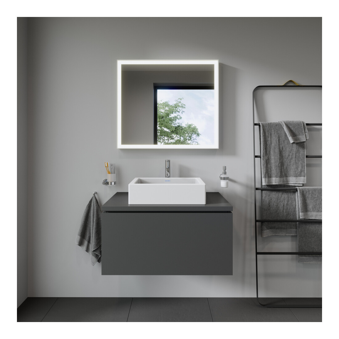 Duravit Vero Lavabo à poser fermé, sans trop-plein, 50x38 cm, blanc