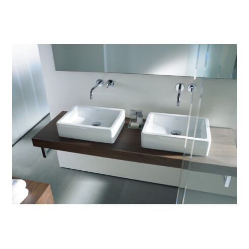 Duravit Vero Lavabo à poser fermé, sans trop-plein, 50x38 cm, blanc