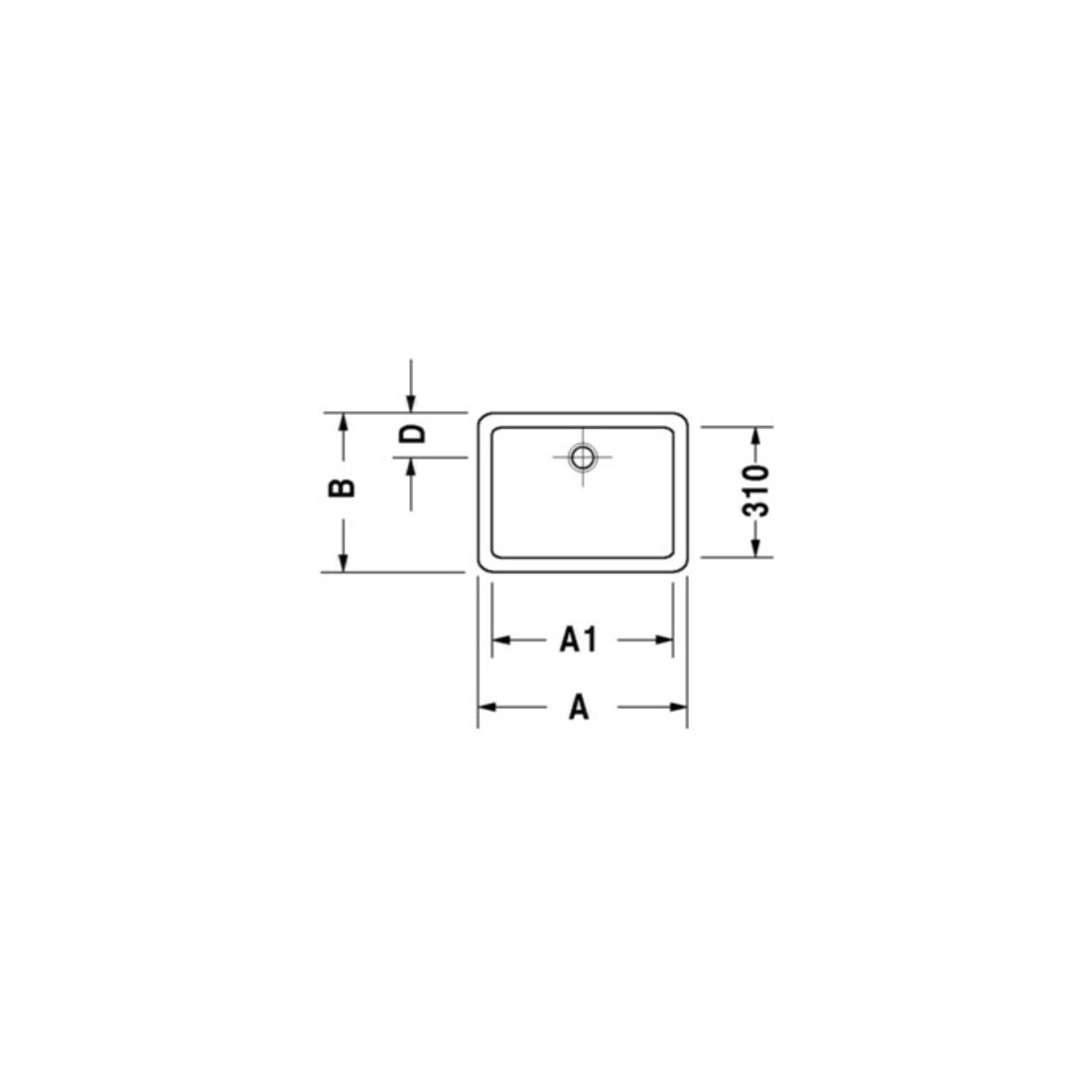 Duravit Vero Lavabo à poser fermé, sans trop-plein, 60x38 cm, blanc