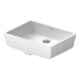 Duravit Vero Lavabo encastré 43x31,5 cm, EB bas, sans trou robinet, avec trop-plein, blanc-1