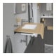 Duravit Vero Lavabo encastré 43x31,5 cm, EB bas, sans trou robinet, avec trop-plein, blanc