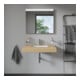 Duravit Vero Lavabo encastré 43x31,5 cm, EB bas, sans trou robinet, avec trop-plein, blanc