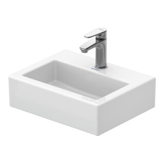 Duravit Vero Med lavabo meuble 45x35 cm, avec trou robinet, sans trop-plein, blanc