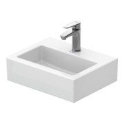 Duravit Vero Med lavabo meuble 45x35 cm, avec trou robinet, sans trop-plein, blanc