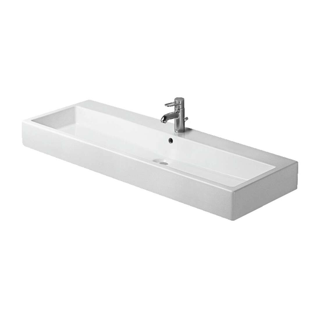 Duravit Vero Meuble lavabo fermé, avec trou robinet, 120x47cm, blanc