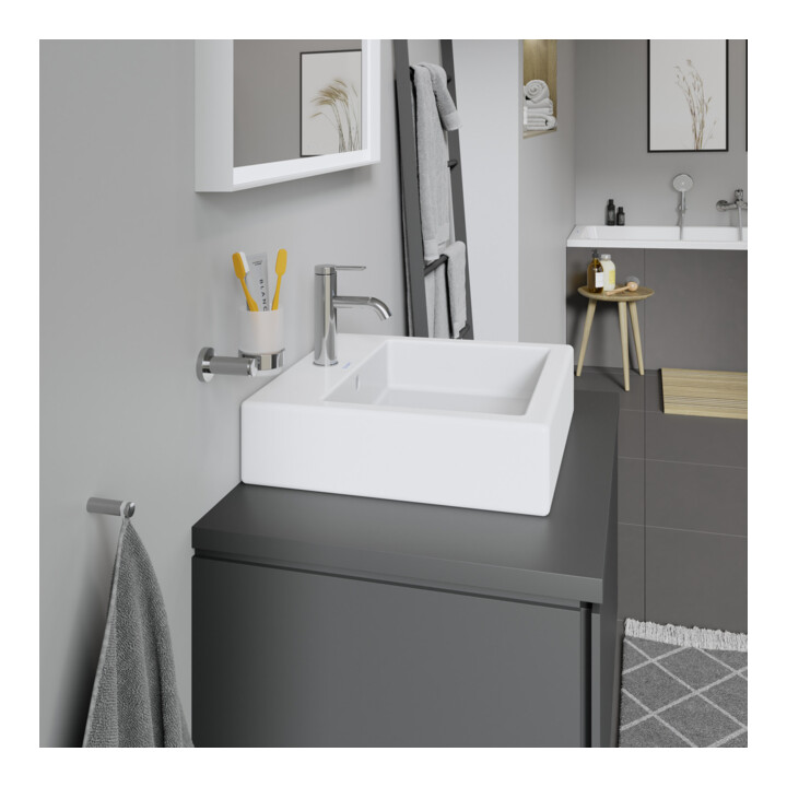 Duravit Vero Vasque à poser 50x47 cm, fermée, avec trop-plein, blanc
