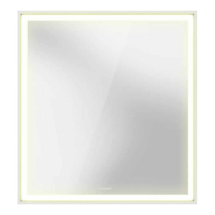 Duravit Vis à aggloméré pour lavabo L-Cube 65x15,5x70 cm, LED, blanc, à gauche, graphite mat