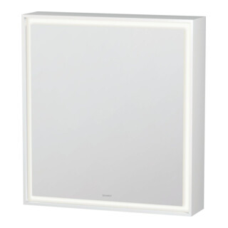 Duravit Vis à aggloméré pour lavabo L-Cube 65x15,5x70cm, LED, blanc, gauche, mat