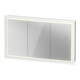 Duravit Vis pour panneau aggloméré avec butée de porte L-Cube LED, 120x70x15,5 cm, blanc mat-1