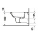Duravit Wand-Bidet 1930 36x58,5cm, m HL, ÜL, Hahnlochbank, weiß-5