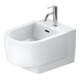 Duravit Wand-Bidet Balcoon 37x54cm, m Hahnl., ÜL, weiß Hochglanz-1