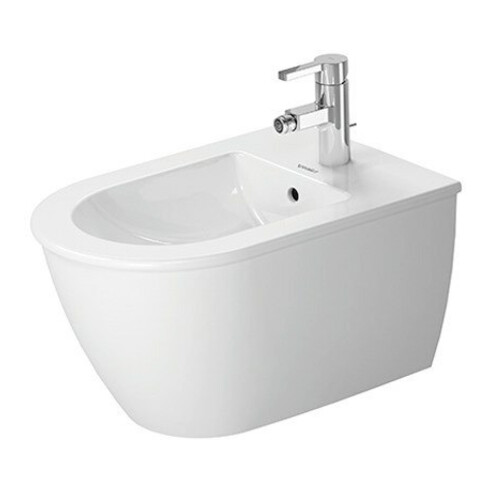 Duravit Wand-Bidet Darling New 36,5x54cm, m HL, ÜL, HLB, we WonderGliss