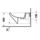 Duravit Wand-Bidet DuraStyle 37x62cm, m HL, ÜL, Hahnlochbank, weiß-4