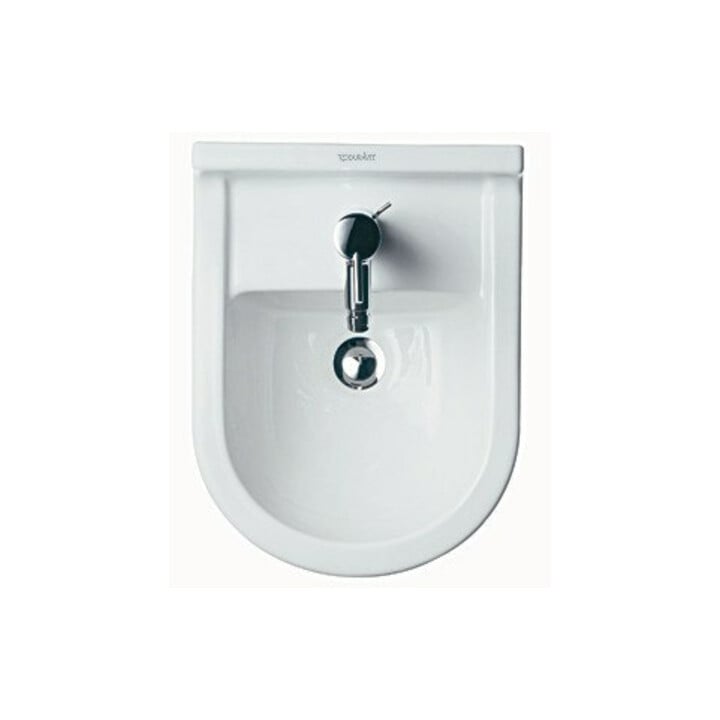 Duravit Wand-Bidet Starck 3 35,5x54cm, m HL, ÜL, Hahnlochbank, weiß