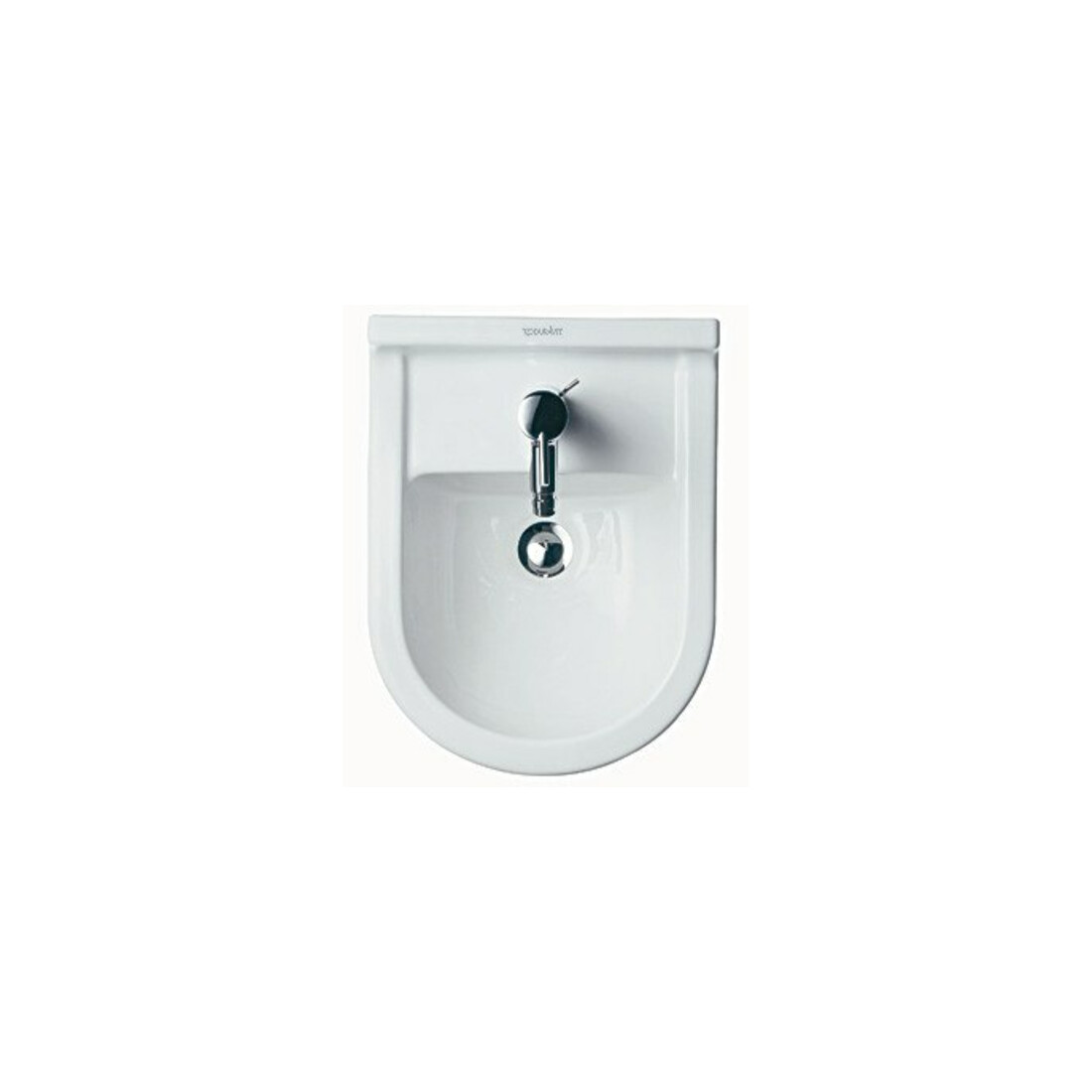 Duravit Wand-Bidet Starck 3 35,5x54cm, m HL, ÜL, Hahnlochbank, weiß