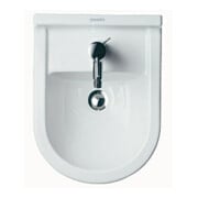 Duravit Wand-Bidet Starck 3 36,5x54cm, m HL, ÜL, Hahnlochbank, weiß-2