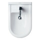 Duravit Wand-Bidet Starck 3 36,5x54cm, m HL, ÜL, Hahnlochbank, weiß-4