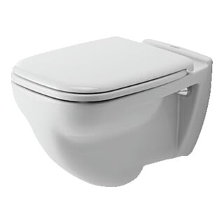 Duravit Wand-Flachspül-WC D-Code 35,5x54cm, 6 l, weiß