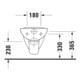 Duravit Wand-Flachspül-WC D-Code 35,5x54cm, 6 l, weiß