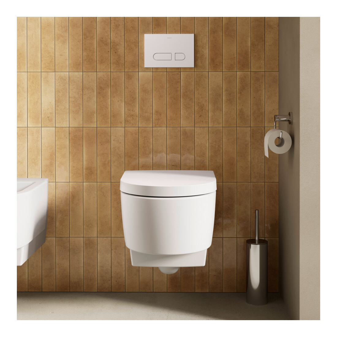 Duravit Wand-WC Balcoon 37x54cm, weiß Seidenmatt