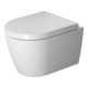 Duravit Wand-WC Compact Rimless ME by Starck tief, 370 x 480 mm weiß-1