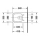 Duravit Wand-WC RIMLESS HAPPY D.2 tief, 365 x 540 mm weiß-4