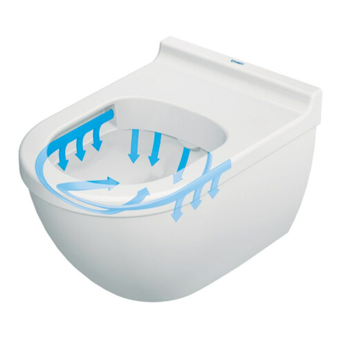 Duravit Wand-WC RIMLESS STARCK 3 tief, 360 x 540 mm weiß